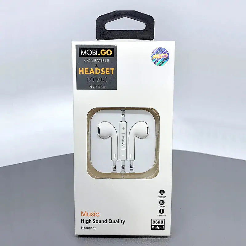 Mobigo GO602 3.5mm Aux headset earphone