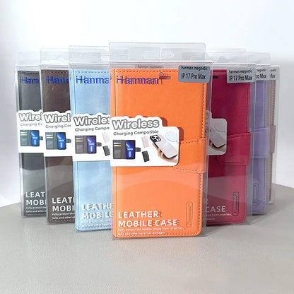 Case for iPhone 17 Pro max 6.9 Hanman 2 in 1 Detachable Magnetic  Wallet