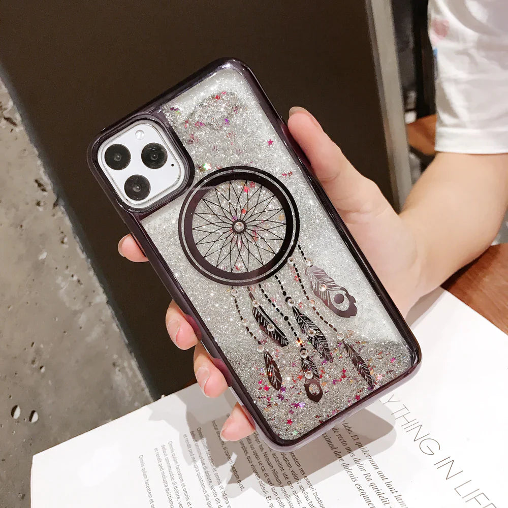 Case for Iphone i7/8+ plus laser sandy  (dream catch) (i6+ /i7+ /i8+ fit)