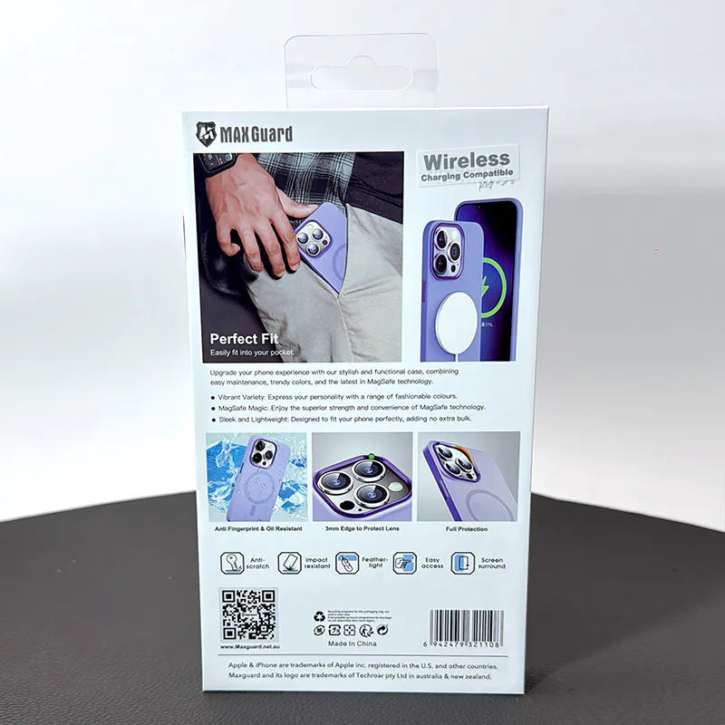 Case for iPhone 17 Pro 6.3 Maxguard Liquid Silicon Magfit