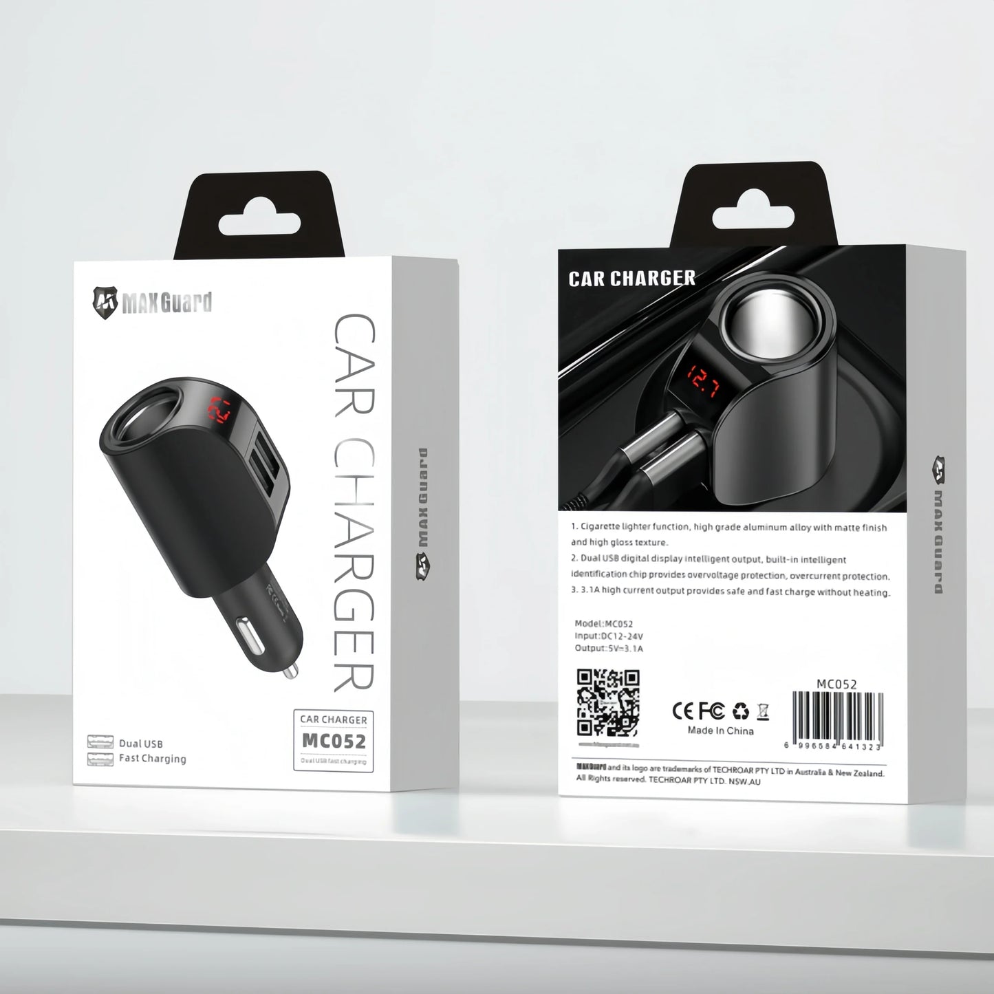 Maxguard MC052 2USB Car Charger
