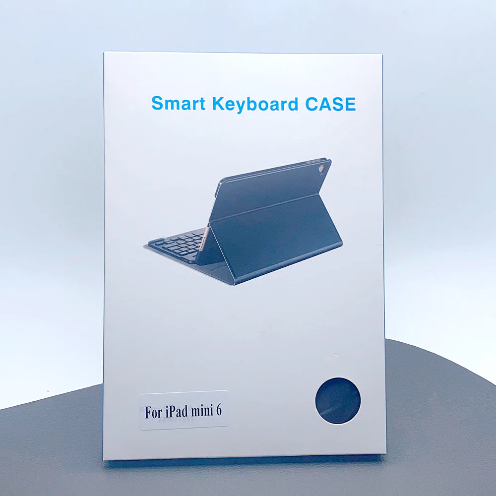 Case for mini 6 A15/mini 7 ‌A17 Pro magnetic bluetooth smart keyboard pouch