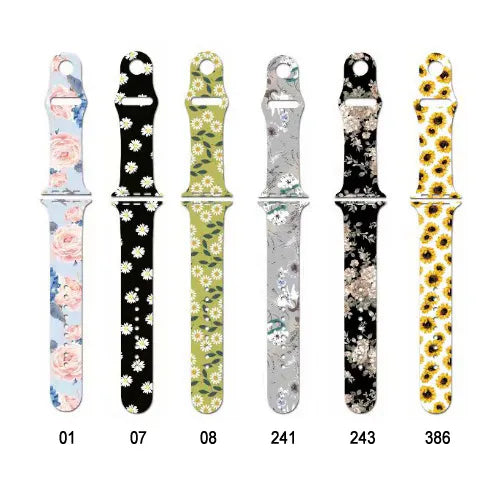 Pattern Print TPU Band For Apple Watch