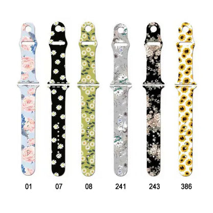 Pattern Print TPU Band For Apple Watch