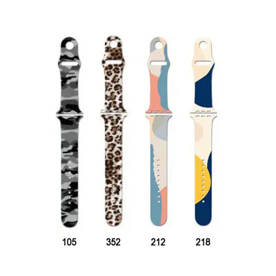 Pattern Print TPU Band For Apple Watch
