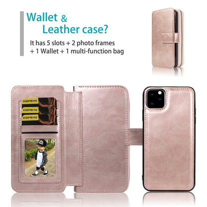 S10 plus zip wallet case