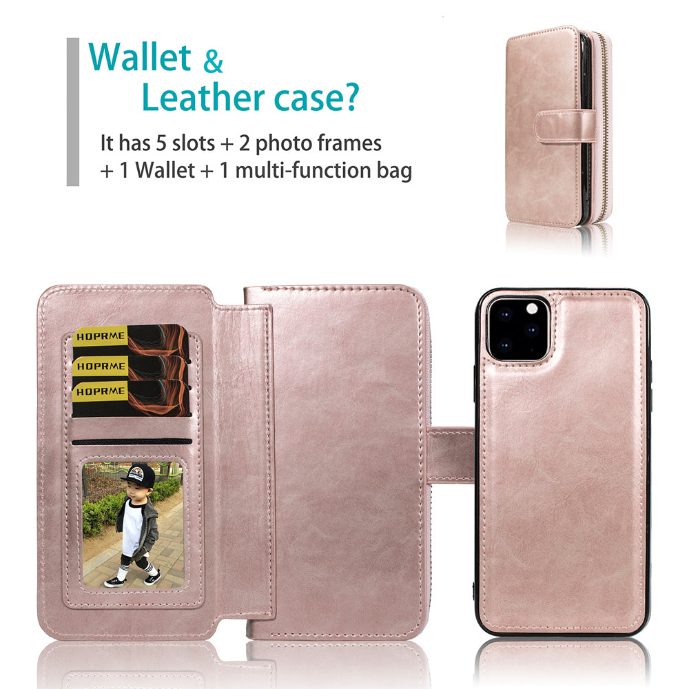 Case for Iphone 12 pro max 6.7 zip wallet