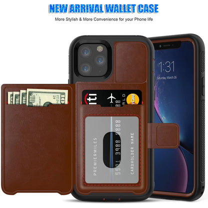 Case for Iphone 11pro 5.8 robo  with back pocket