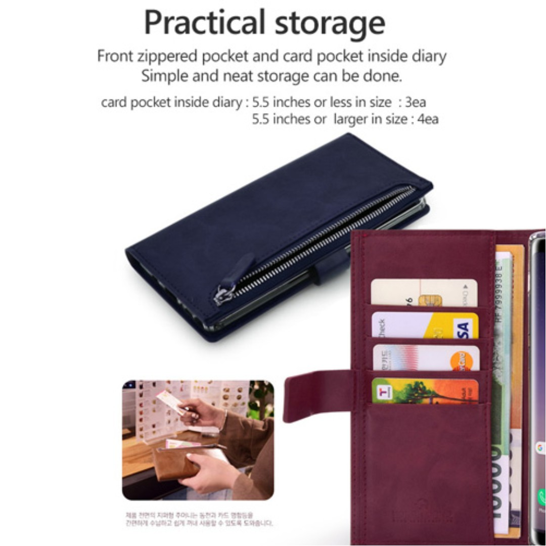Case for Iphone 12 mini 5.4 molan cano bestie zip diary  (fit 13 mini)