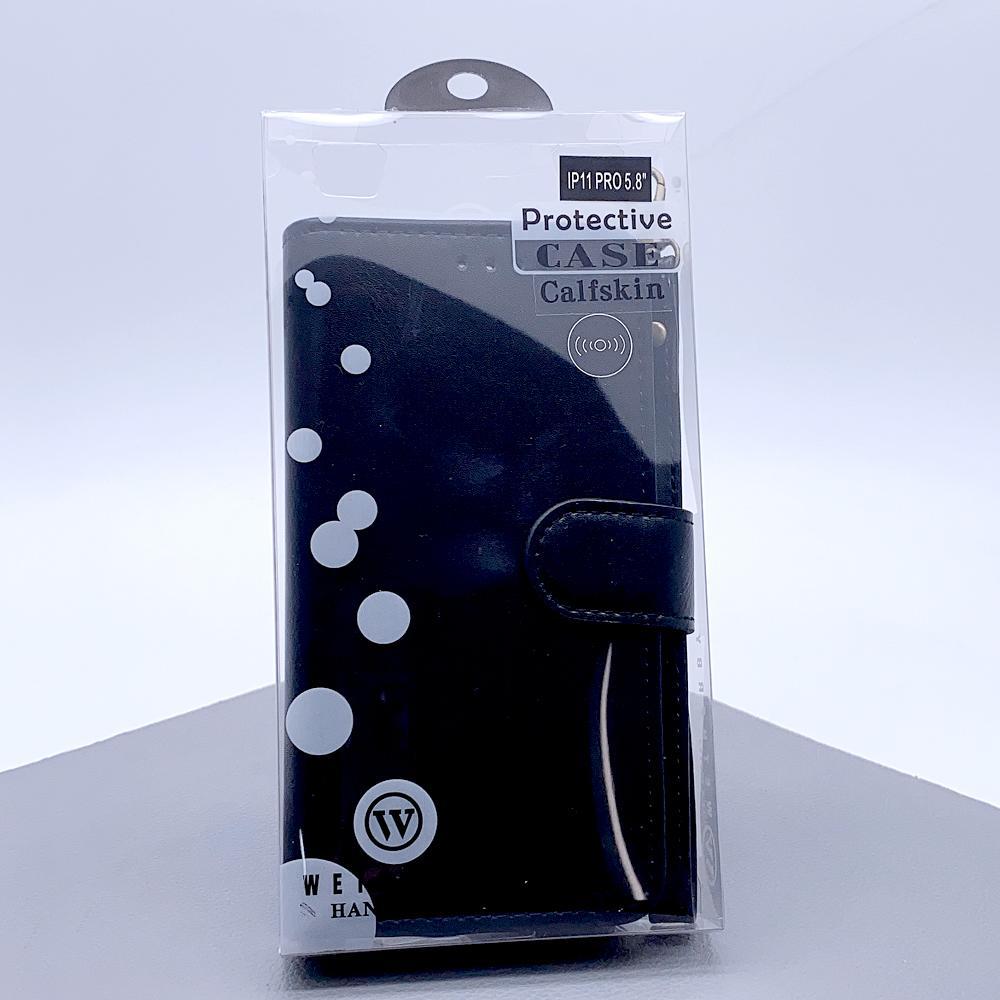 Case for Iphone 12 pro max 6.7 Wetherby ( Calfskin ) handmade magnetic  with strap