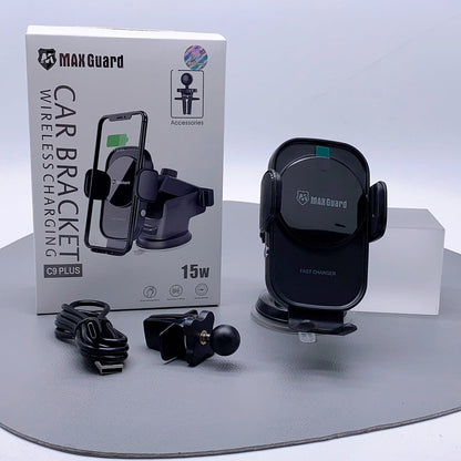 Maxguard C9 Plus 15W wireless charger car holder