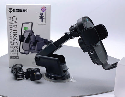 Maxguard C9 Plus 15W wireless charger car holder