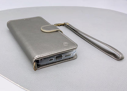 Case for Iphone 12 pro max 6.7 Wetherby ( Calfskin ) handmade magnetic  with strap