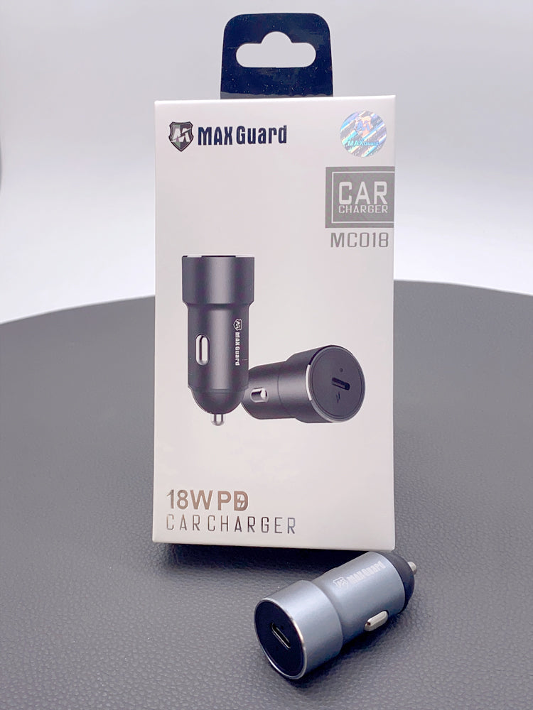 Maxguard MC018 18W Single Type-C car charger