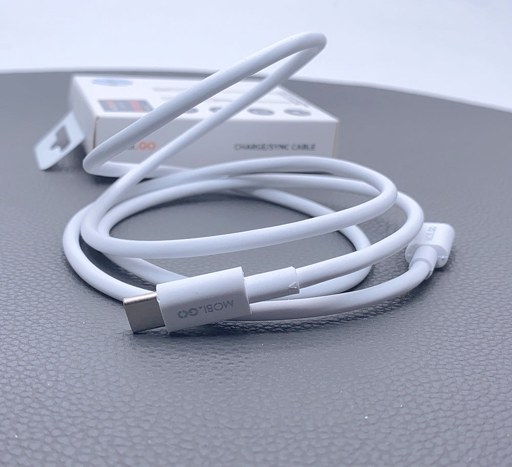 Mobigo 201LC/GO201TL 1m PD 20W Type-C to Lightning Cable