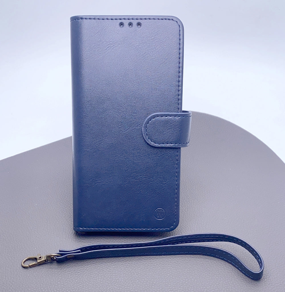S10 plus Wetherby ( Calfskin ) handmade magnetic case with strap