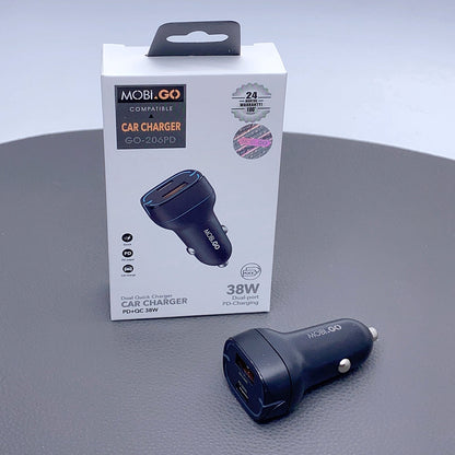 Mobigo GO206PD 38W UAB A+C car charger