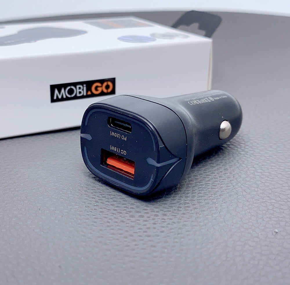 Mobigo GO206PD 38W UAB A+C car charger