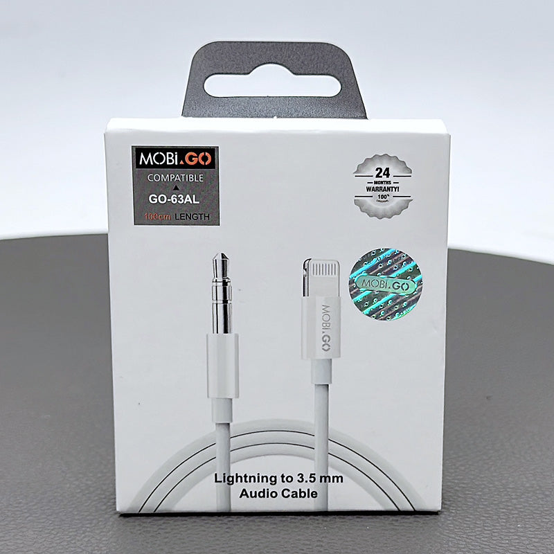 Mobigo GO63AL Lightning to 3.5mm Adapter