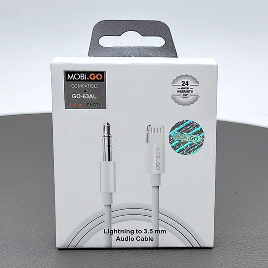 Mobigo GO63AL Lightning to 3.5mm Adapter