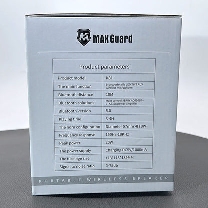 Maxguard K81 Bluetooth speaker