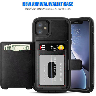 Case for Iphone 13 mini 5.4 robo  with back pocket (12 mini fit)