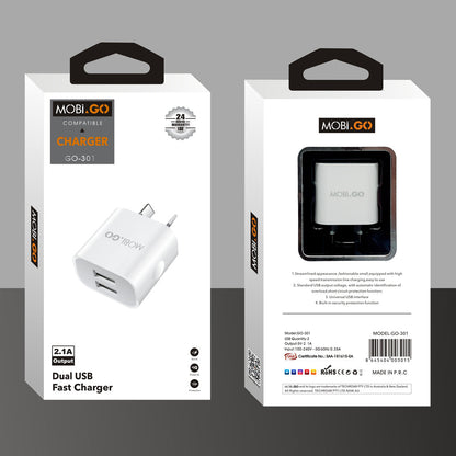 Mobigo GO301 2.1A wall charger