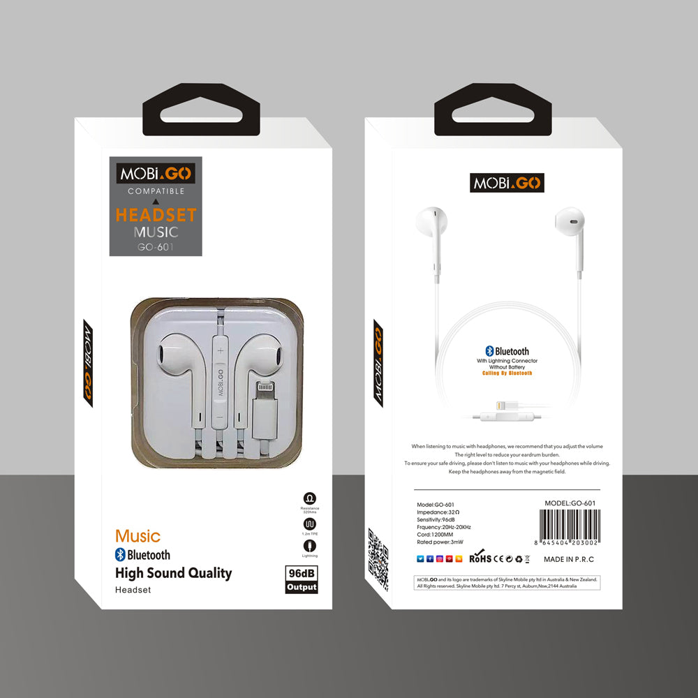 Maxguard GO601 Lightning earphone
