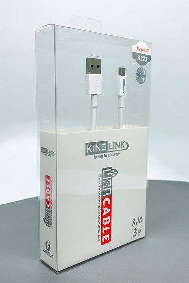 Kinglink K223 3m USB-A to C cable