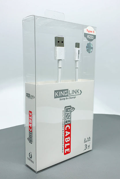 Kinglink K223 3m USB-A to C cable