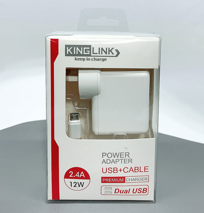 Kinglink M8J906 12W wall charger