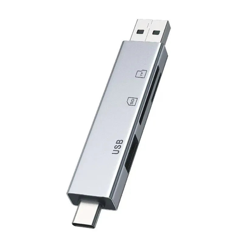 MultiSlot SD/TF USB-C & A Reader SX158