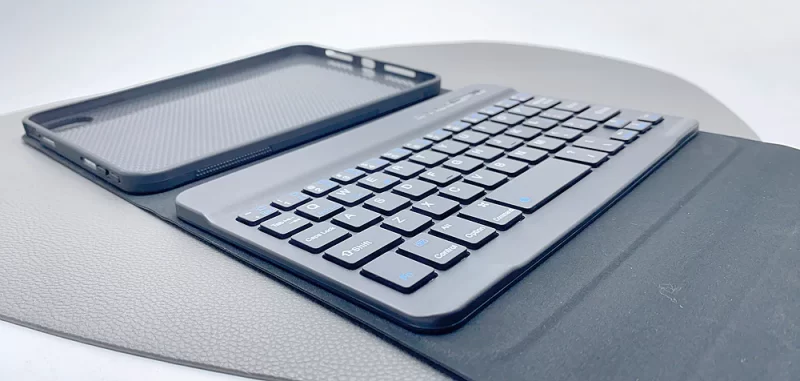 Mini 6/7 magnetic bluetooth smart keyboard pouch case - Image 11