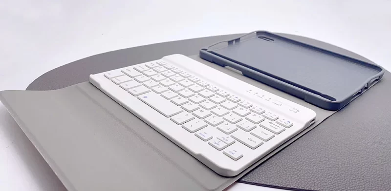 Mini 6/7 magnetic bluetooth smart keyboard pouch case - Image 4