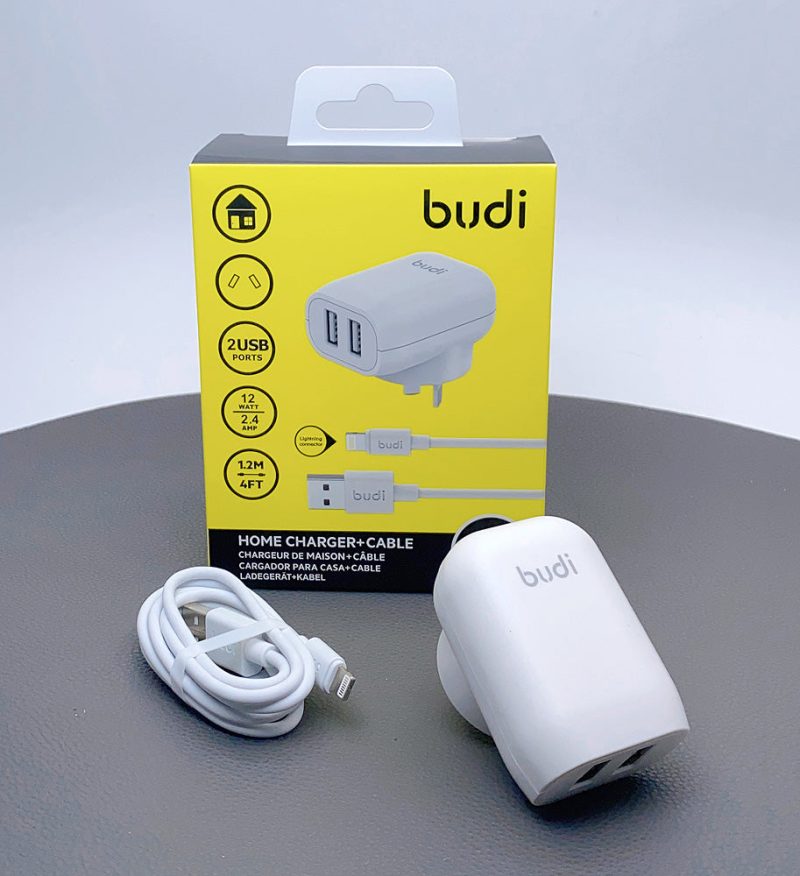 Budi home charger with lightning cable AC339ALW - Image 6