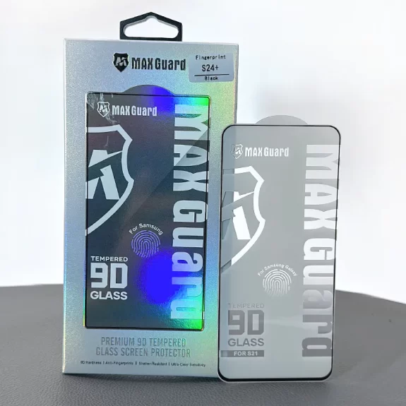 Fingerprint 9D Maxguard Glass Screen Protector for Samsung
