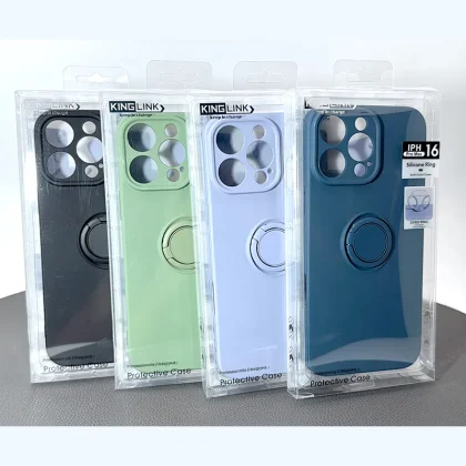 iPhone 14 6.1 Kinglink Silicone Ring Case (13 6.1 fit)