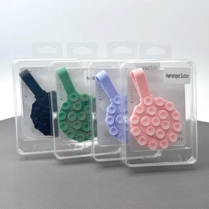Kinglink Round-Heart Shaped Double Sided Strong Suction