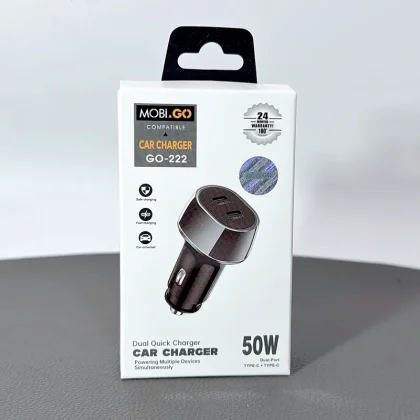 Mobigo 50W Dual Quick Charger Car Charger GO222